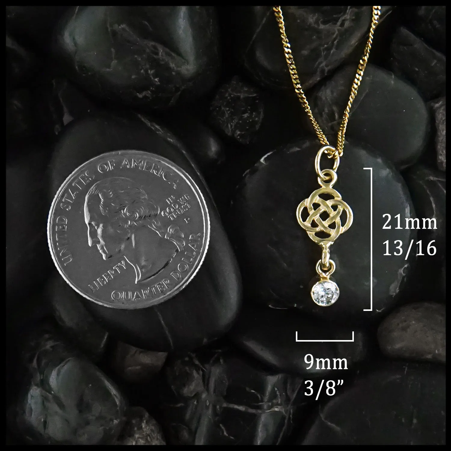 Josephine's Knot Earring and Pendant Set