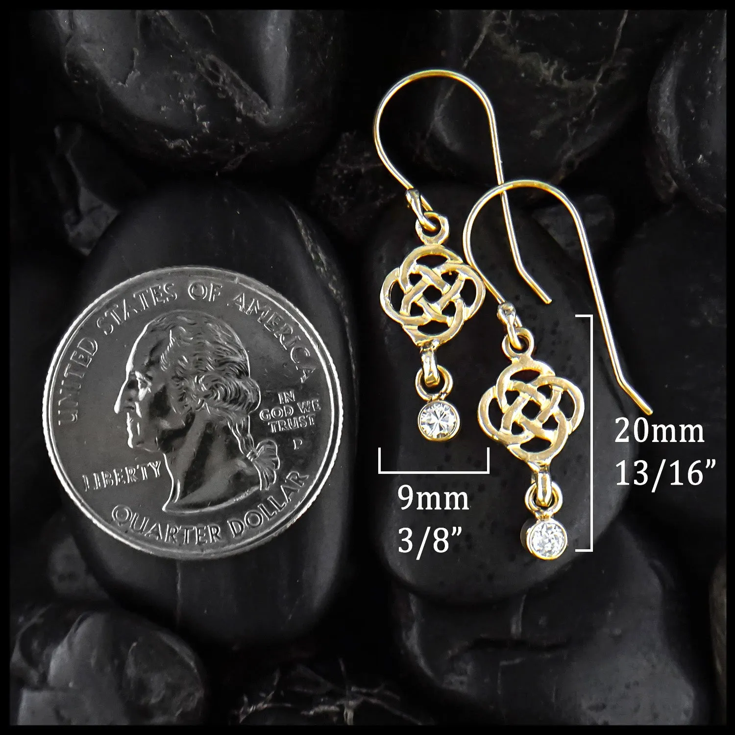 Josephine's Knot Earring and Pendant Set