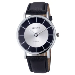 Kimisohand New Women Fashion Retro Dial Leather Analog Quartz Wrist Watches