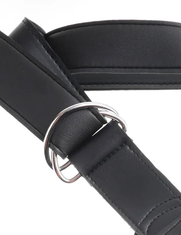 King  Strap on Harness With 6 Inch  - Tan