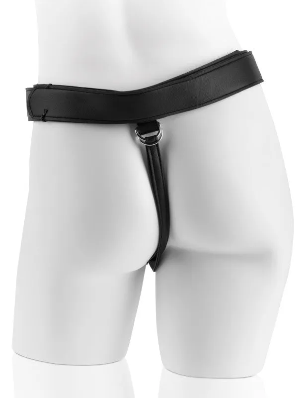 King  Strap on Harness With 6 Inch  - Tan
