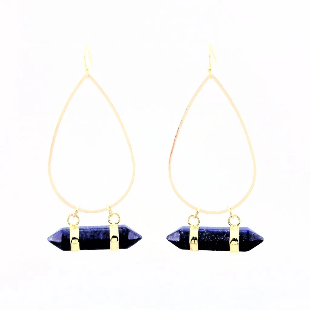 Lapis Drop Earrings