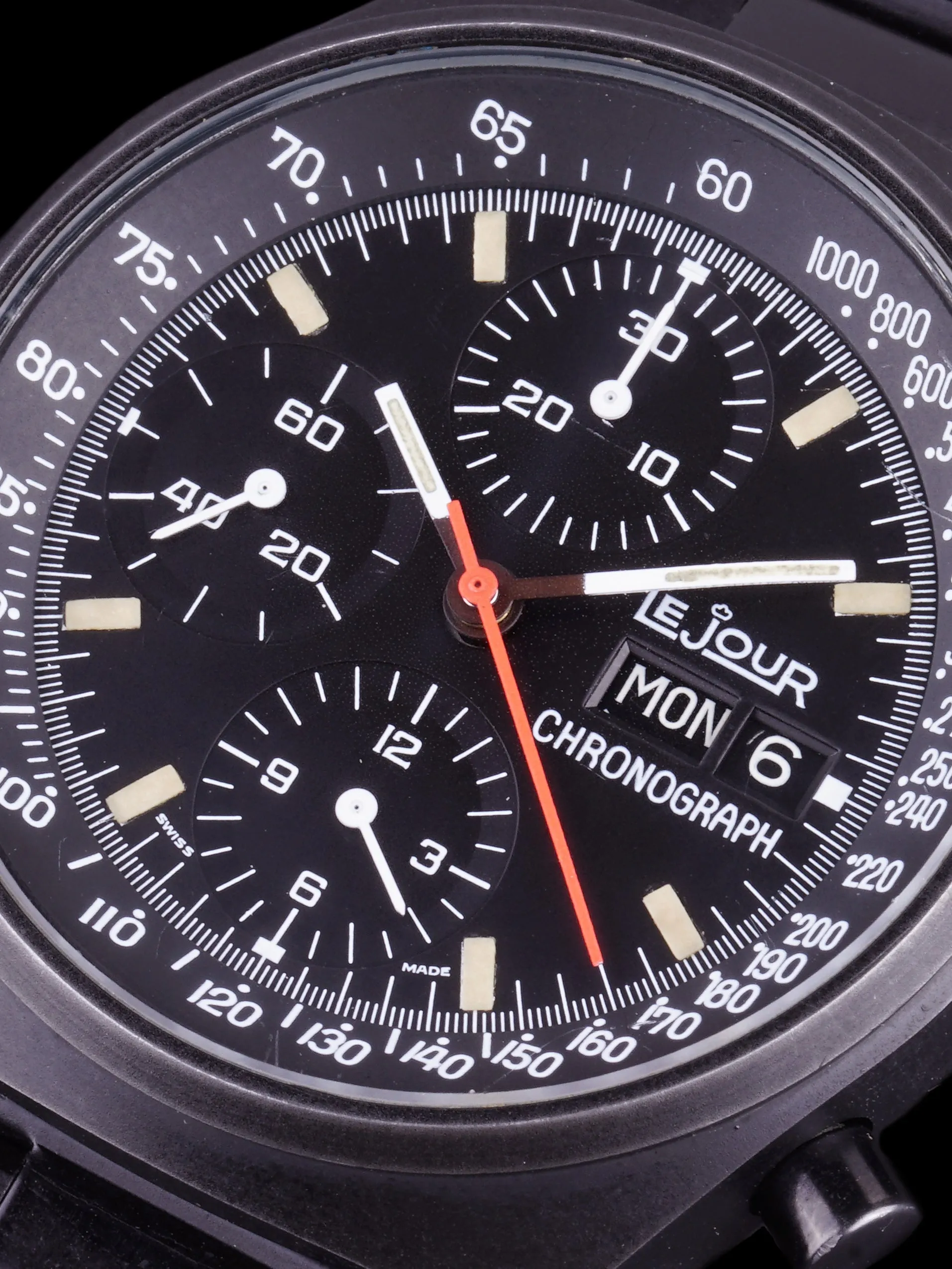 LeJour Chronograph Ref.7750 (Original PVD) "Top Gun"