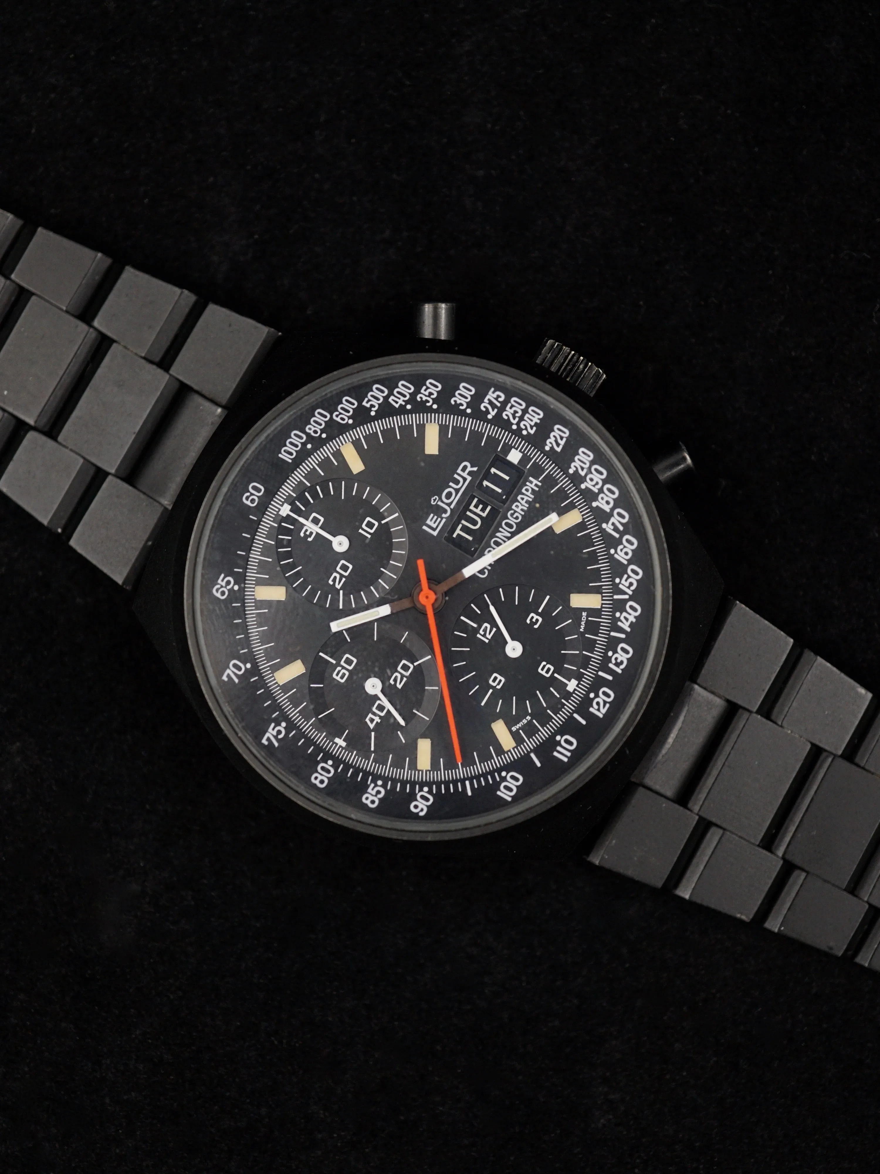 LeJour Chronograph Ref.7750 (Original PVD) "Top Gun"