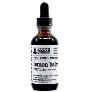 lemon balm tincture.