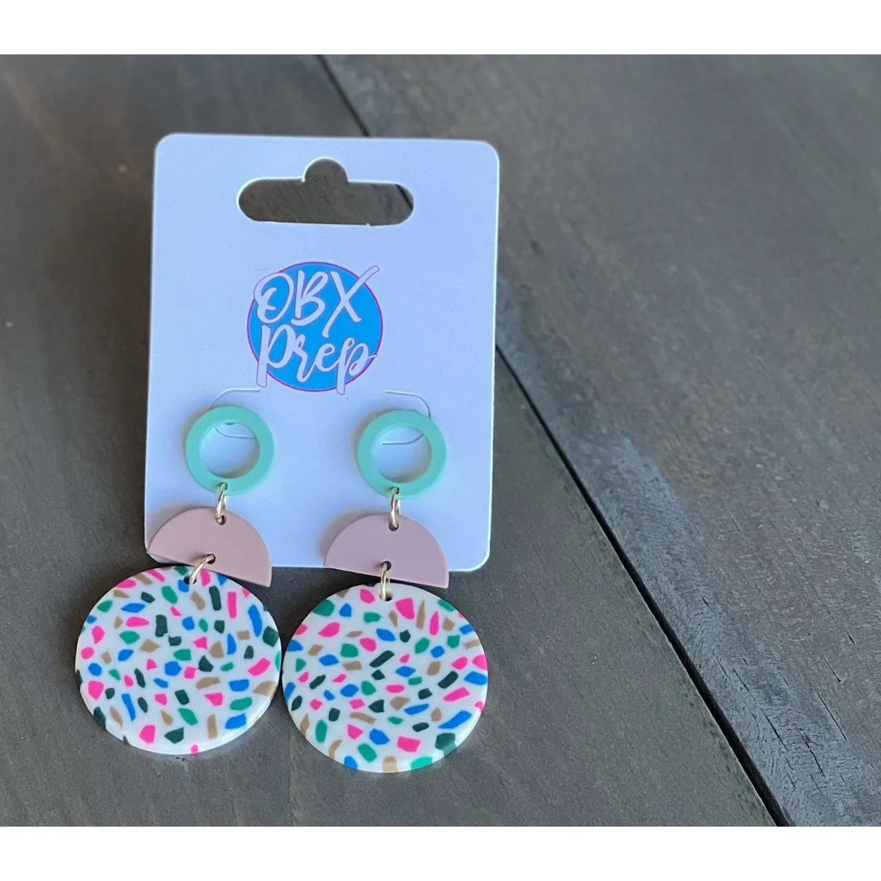 Lilly Spring Polymer Clay Drop Earrings S