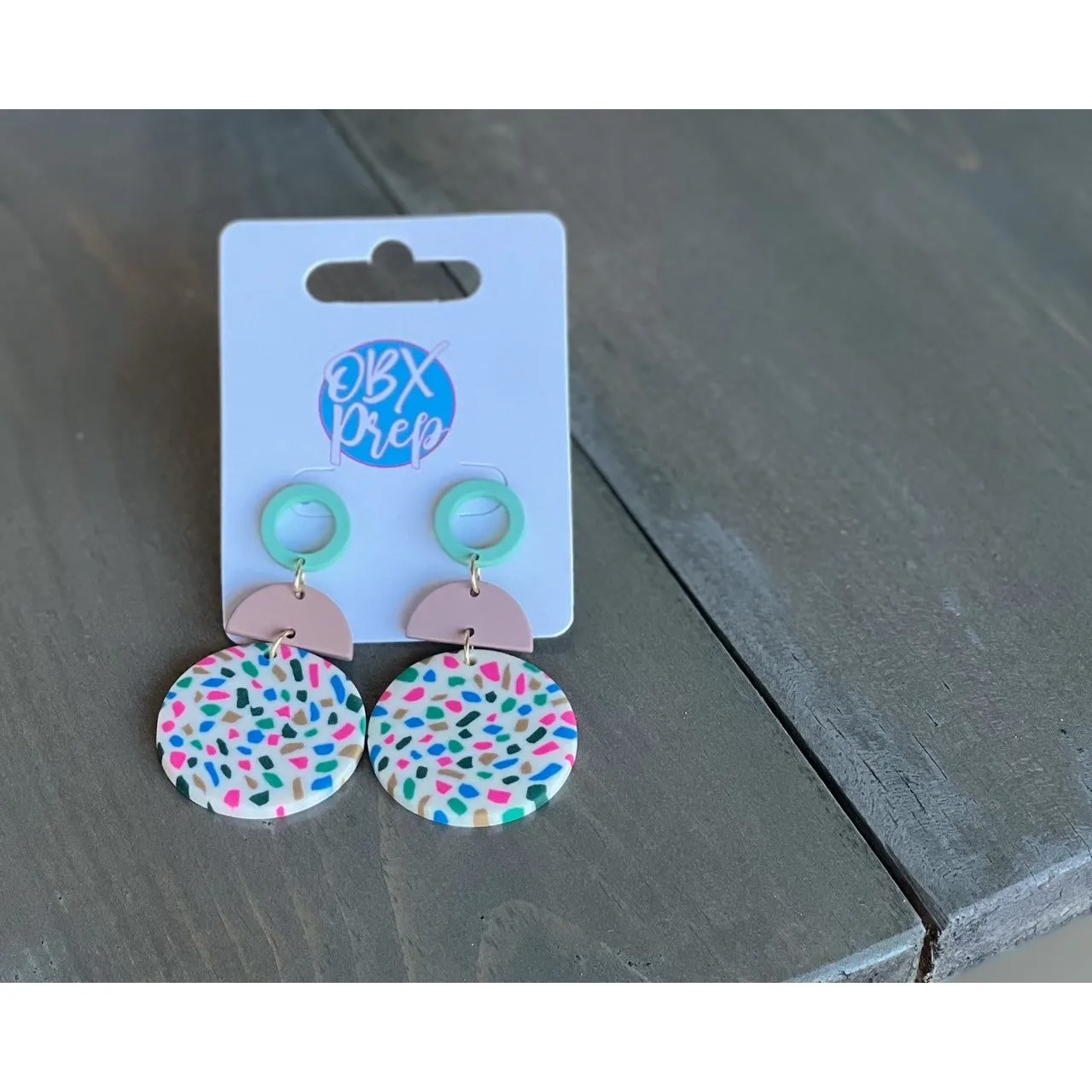 Lilly Spring Polymer Clay Drop Earrings S