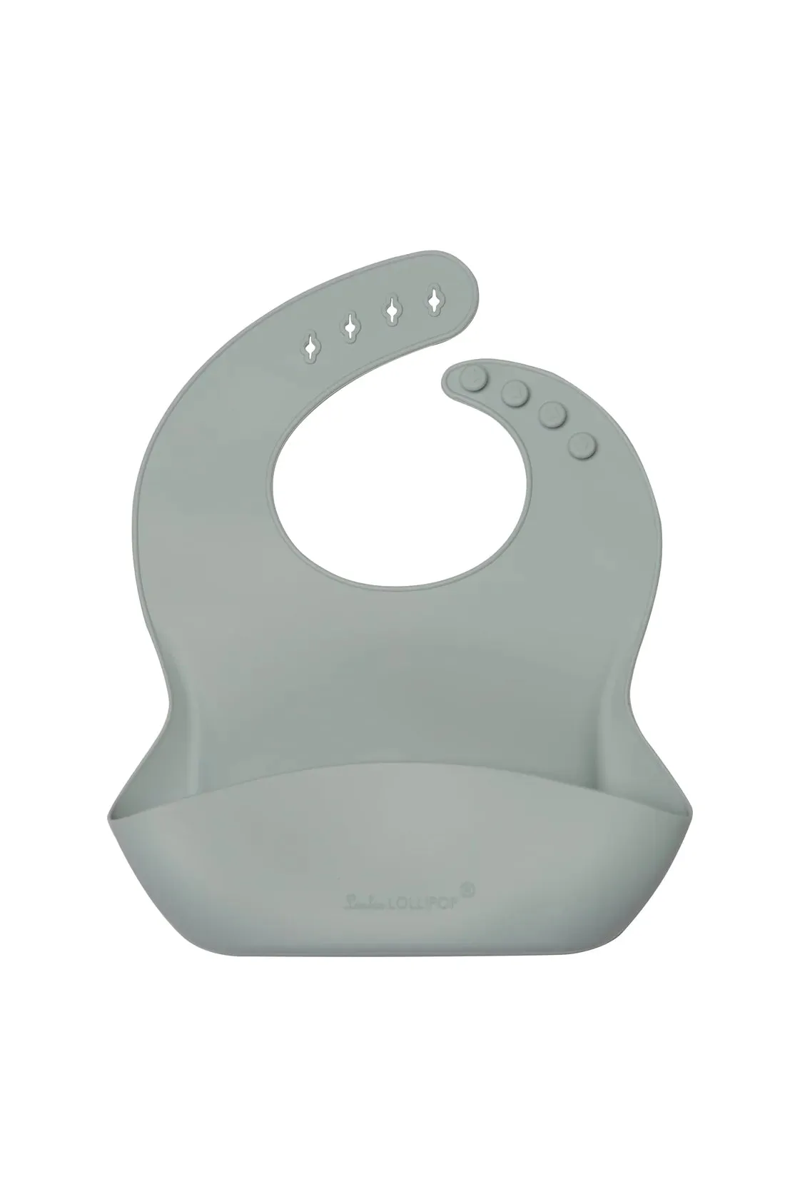 Loulou Lollipop Solid Silicone Bib
