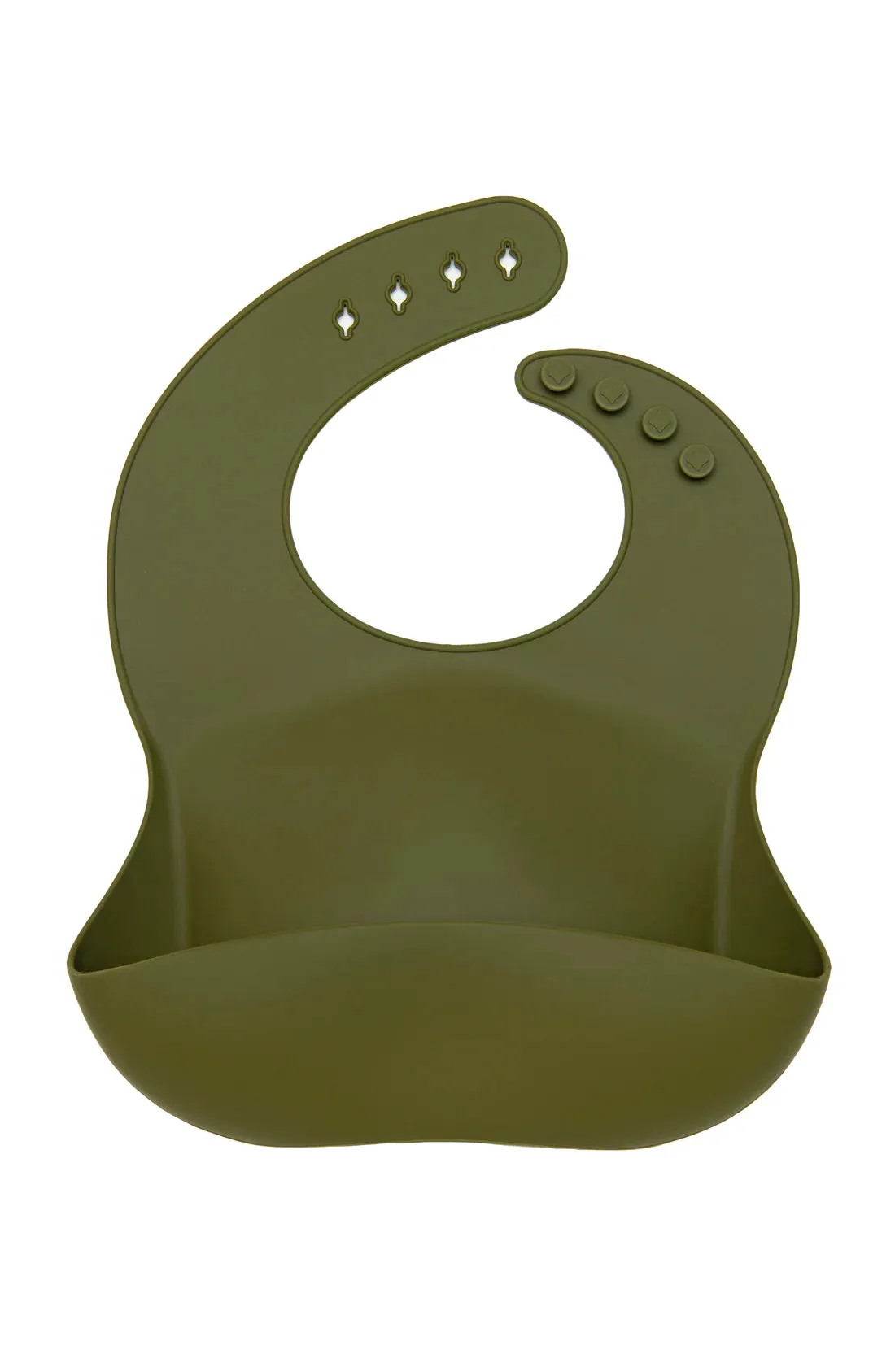 Loulou Lollipop Solid Silicone Bib