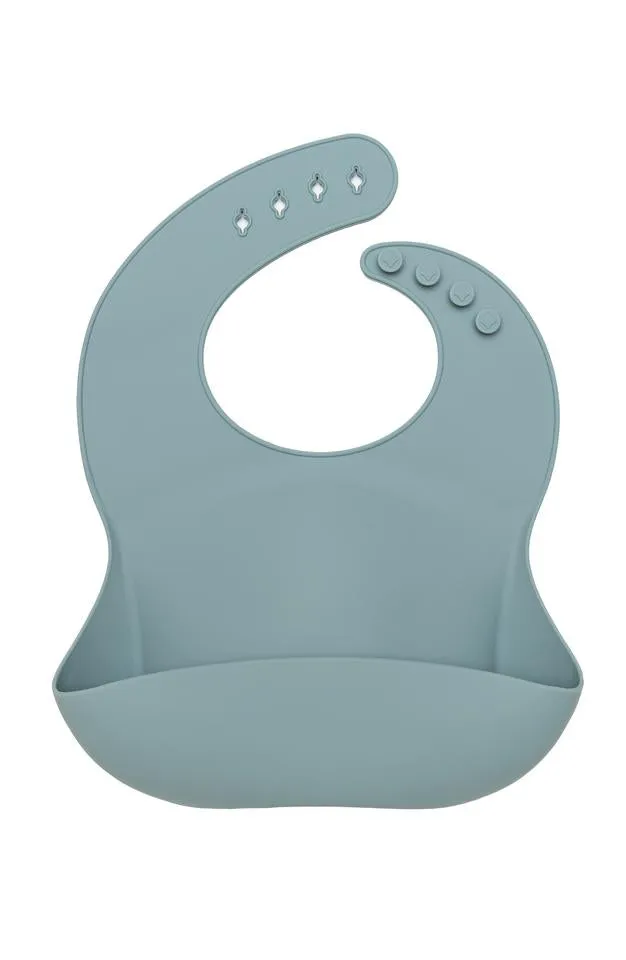 Loulou Lollipop Solid Silicone Bib