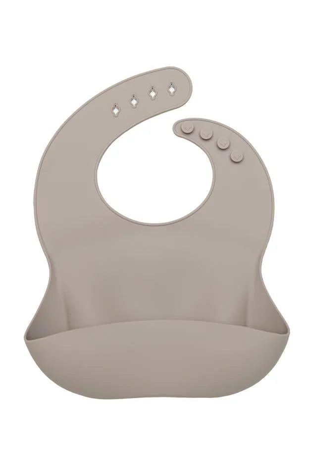 Loulou Lollipop Solid Silicone Bib