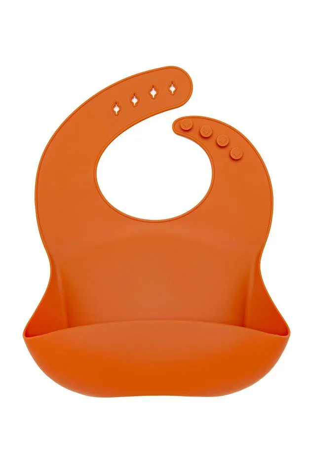 Loulou Lollipop Solid Silicone Bib