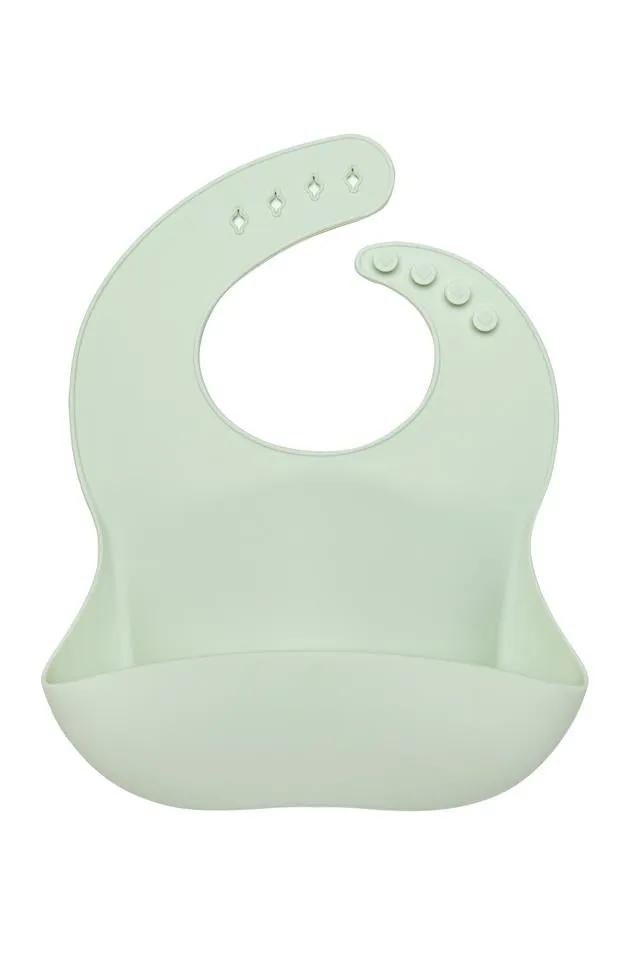 Loulou Lollipop Solid Silicone Bib
