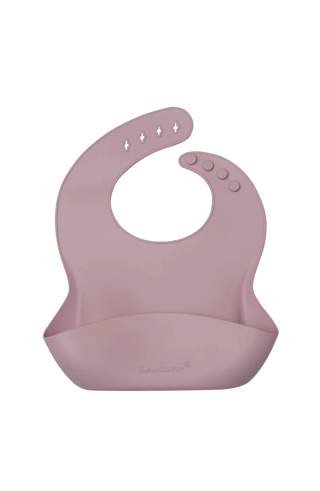 Loulou Lollipop Solid Silicone Bib