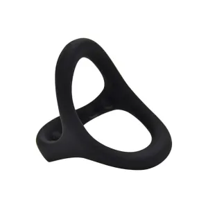 Loving Joy Silicone Cock and Ball Ring - Triple Ring Design for Enhanced Erections and Comfort