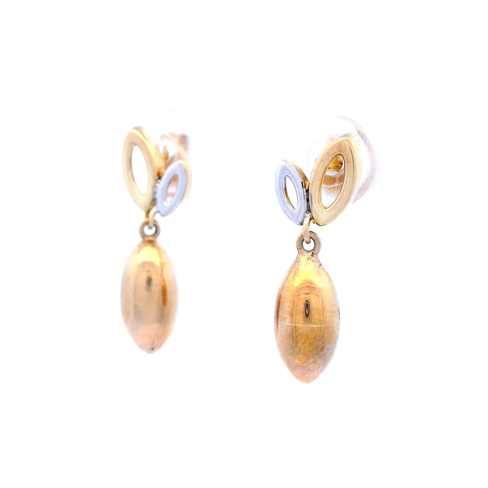 Marquise Drop Polished Drop Ball Stud