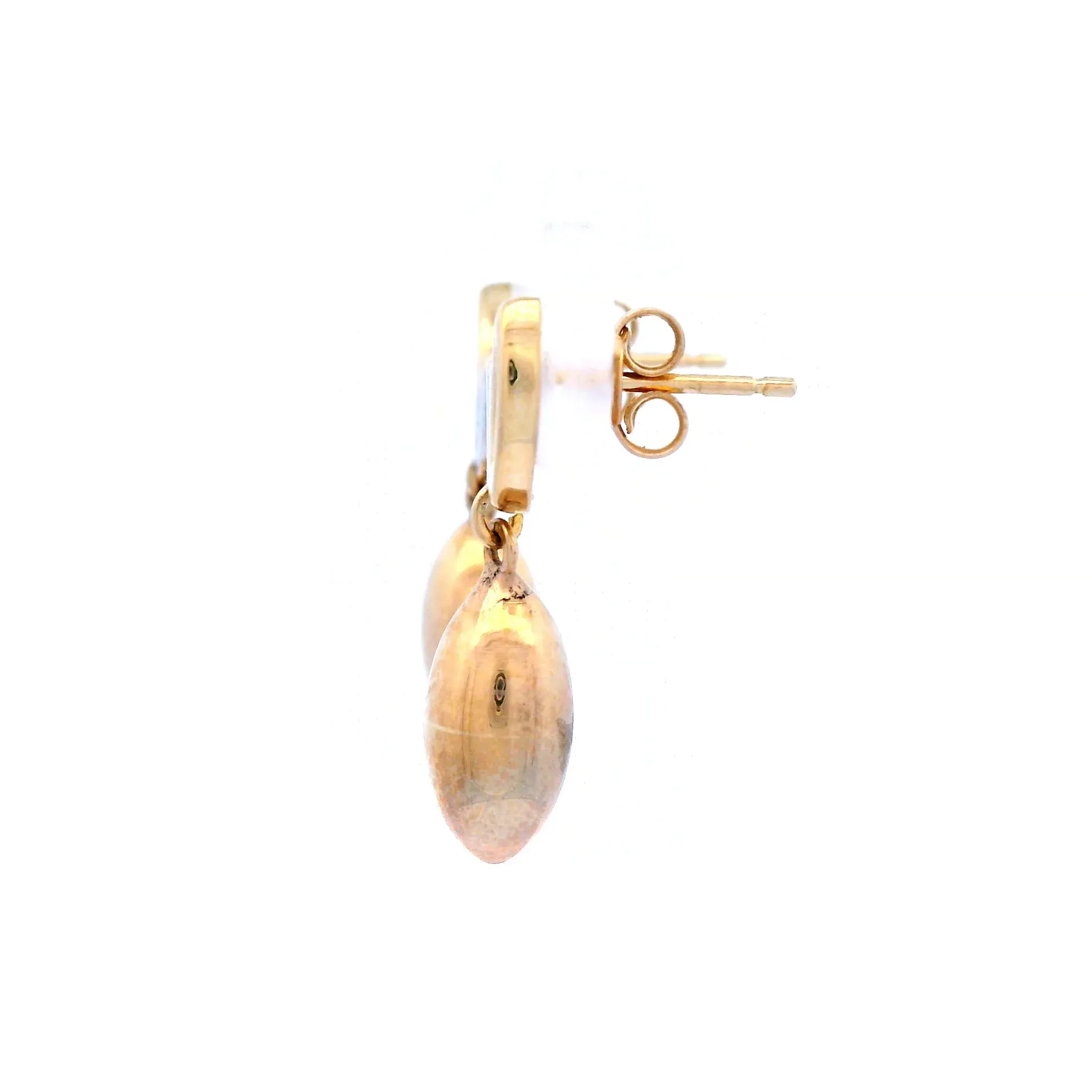 Marquise Drop Polished Drop Ball Stud