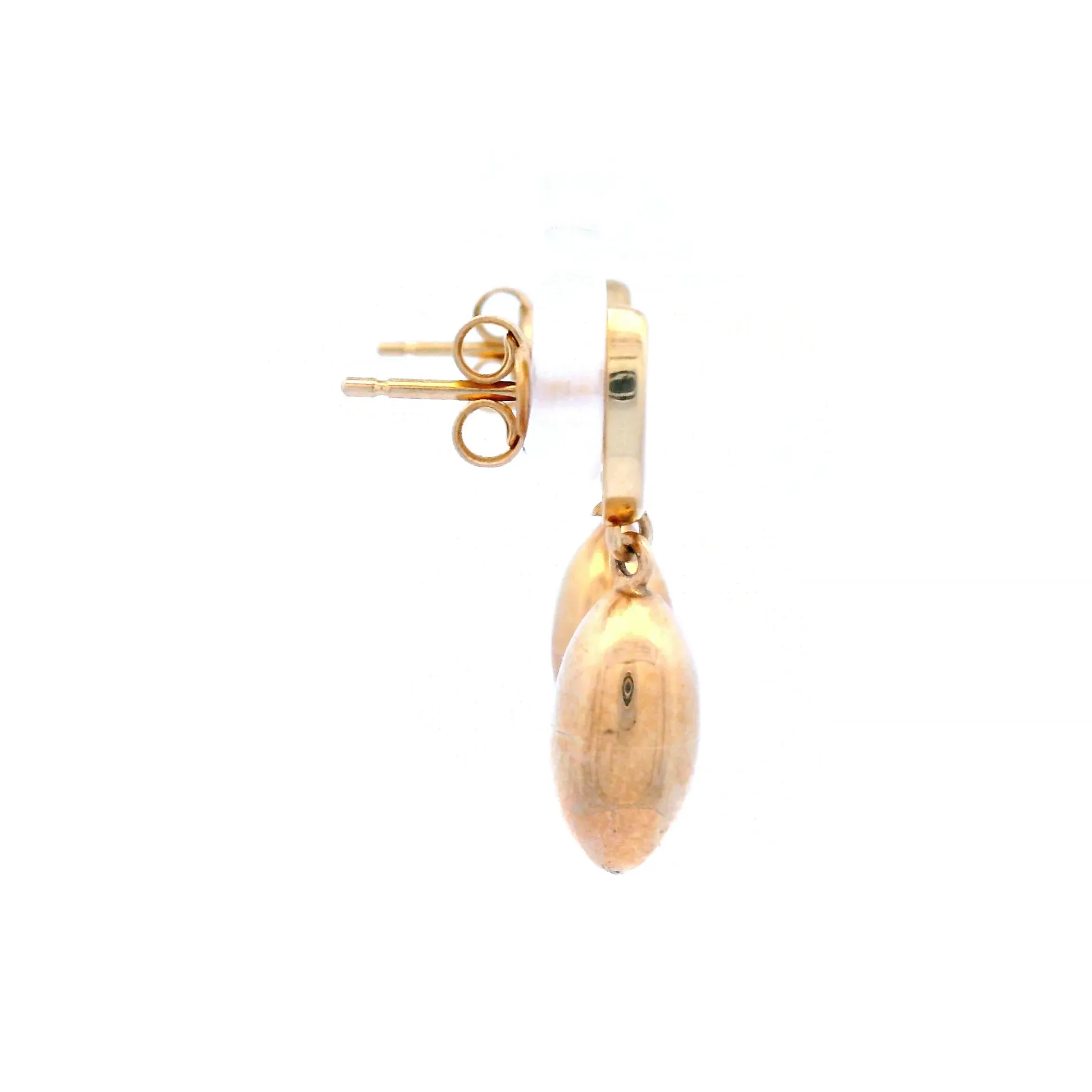 Marquise Drop Polished Drop Ball Stud