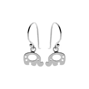 Matilda cartoon elephant drop earrings