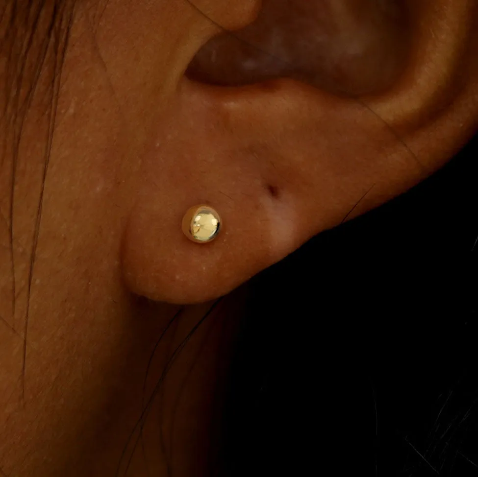Medium Ball Earring