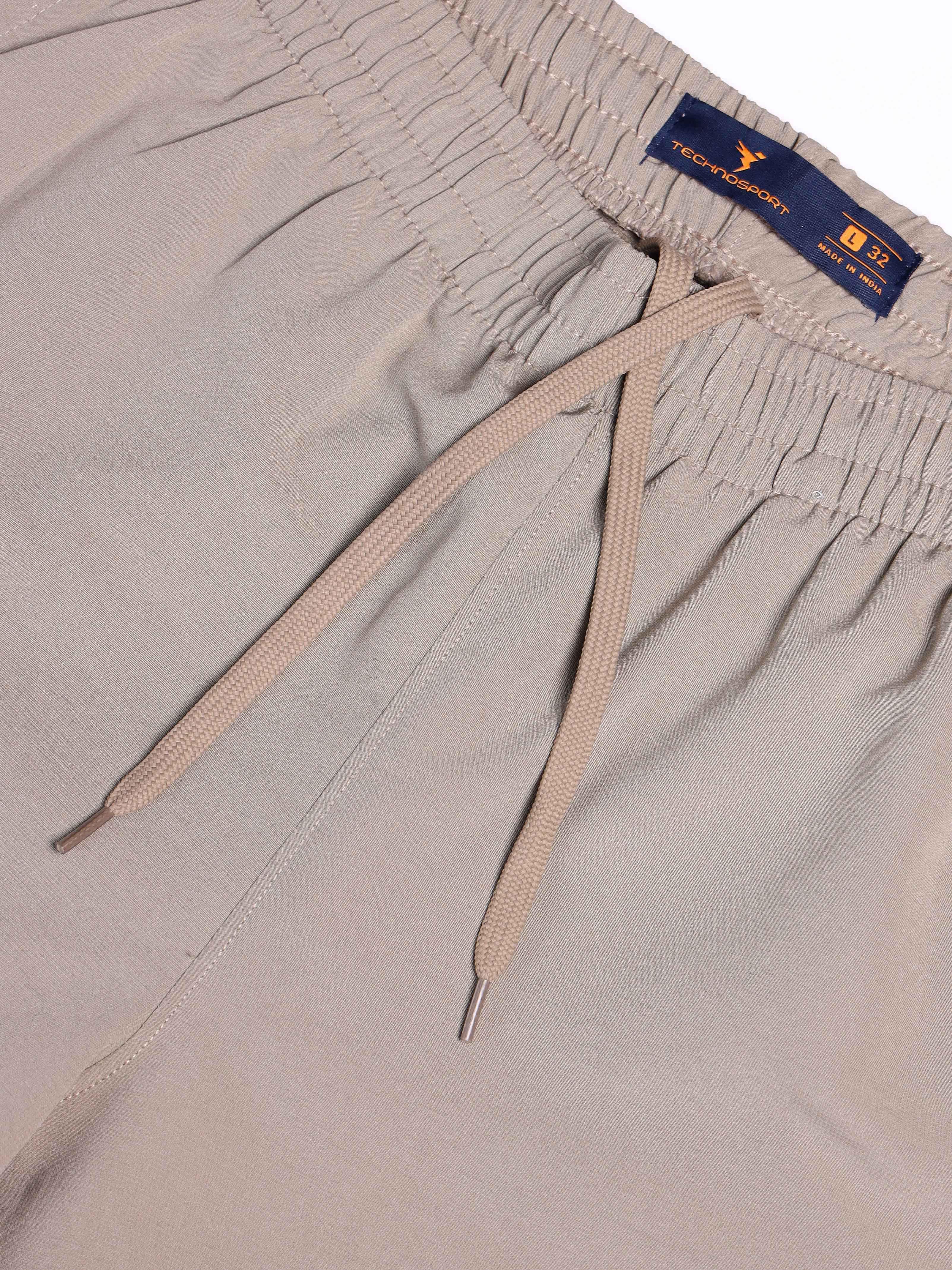 Men Solid Relax Fit Joggers with TECHNOLITE