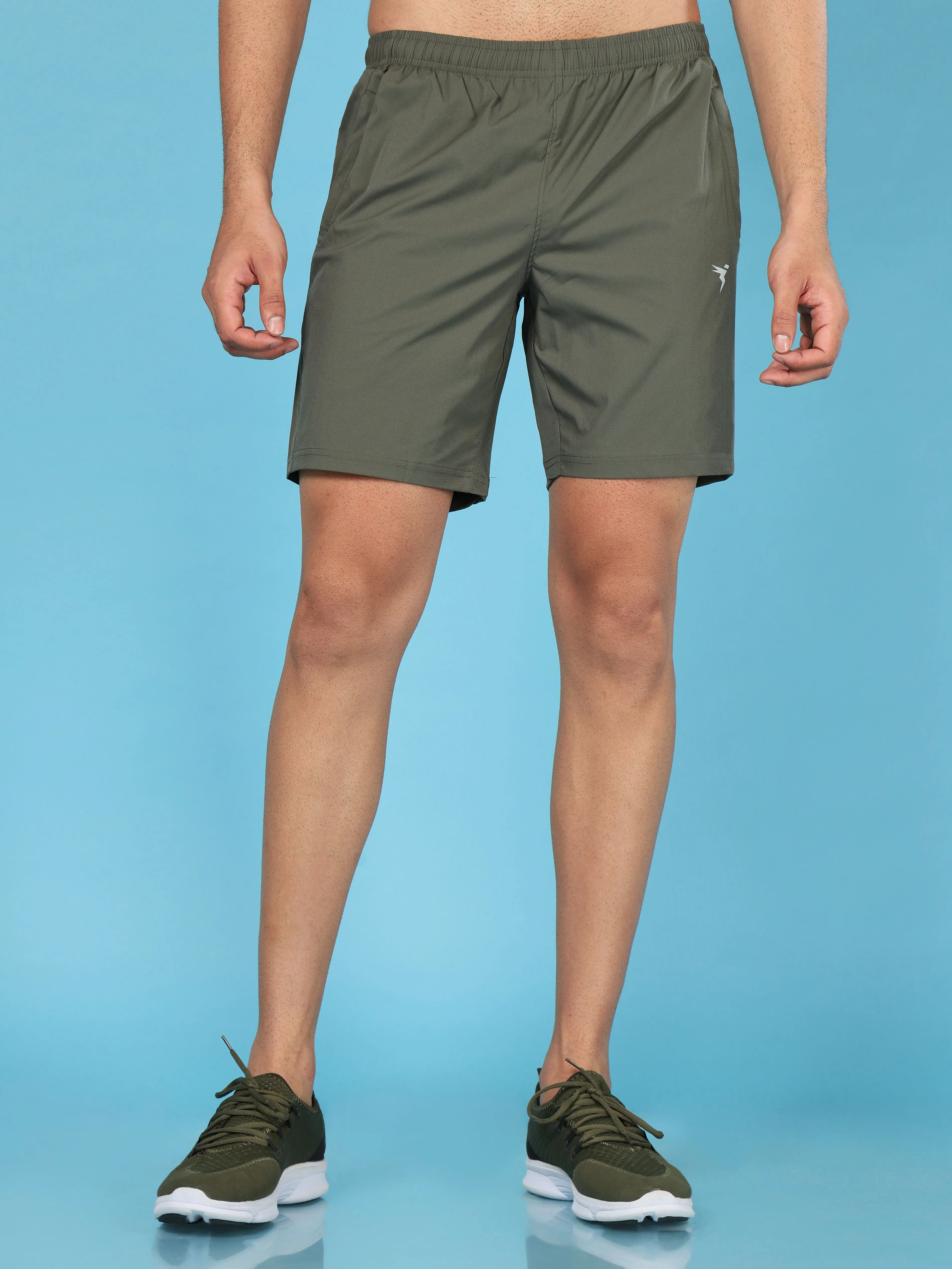 Men Solid Relax Fit Shorts with TECHNOLITE