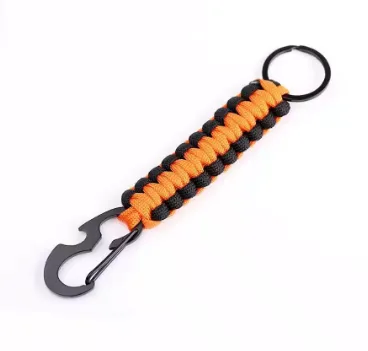 Military Paracord Survival Keychain