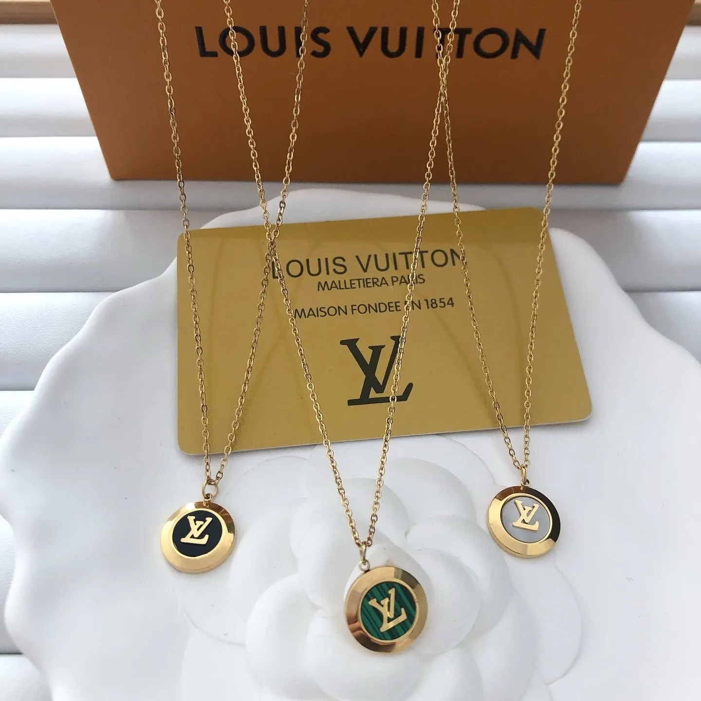 Monogram Medallion Necklaces