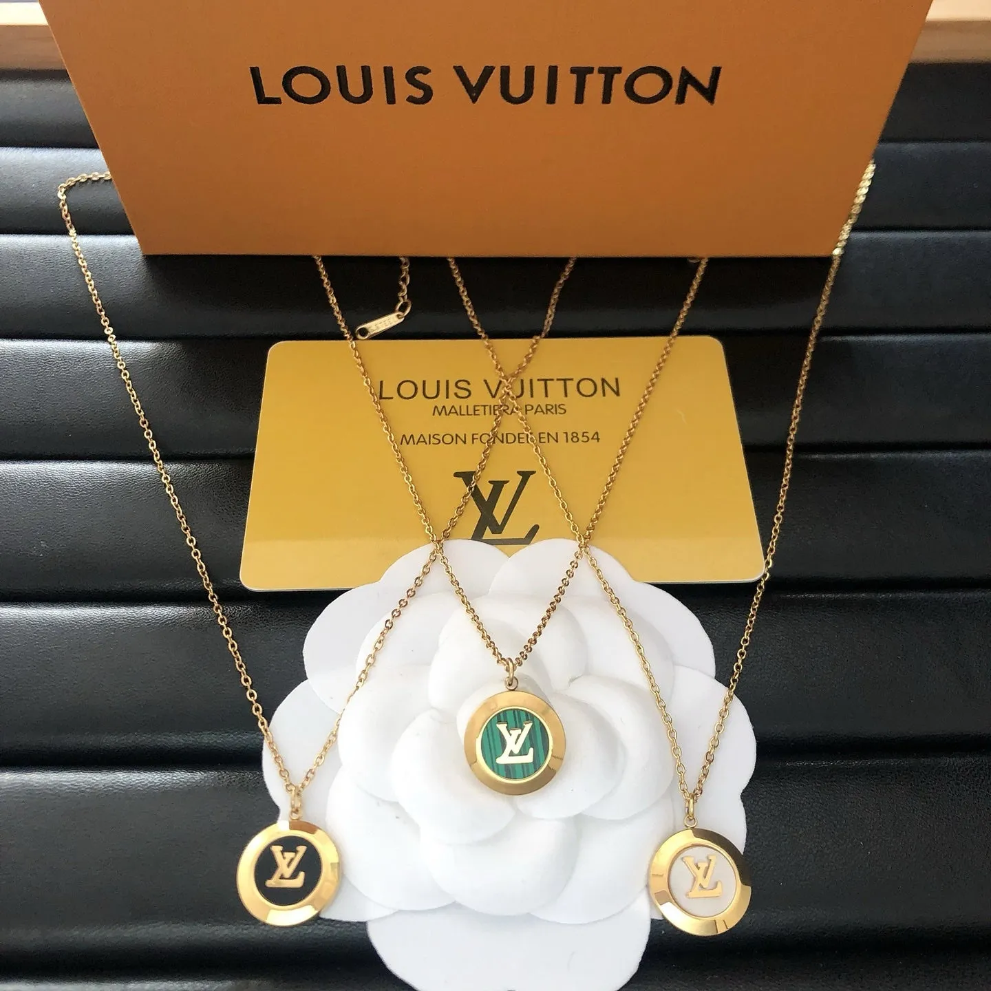 Monogram Medallion Necklaces