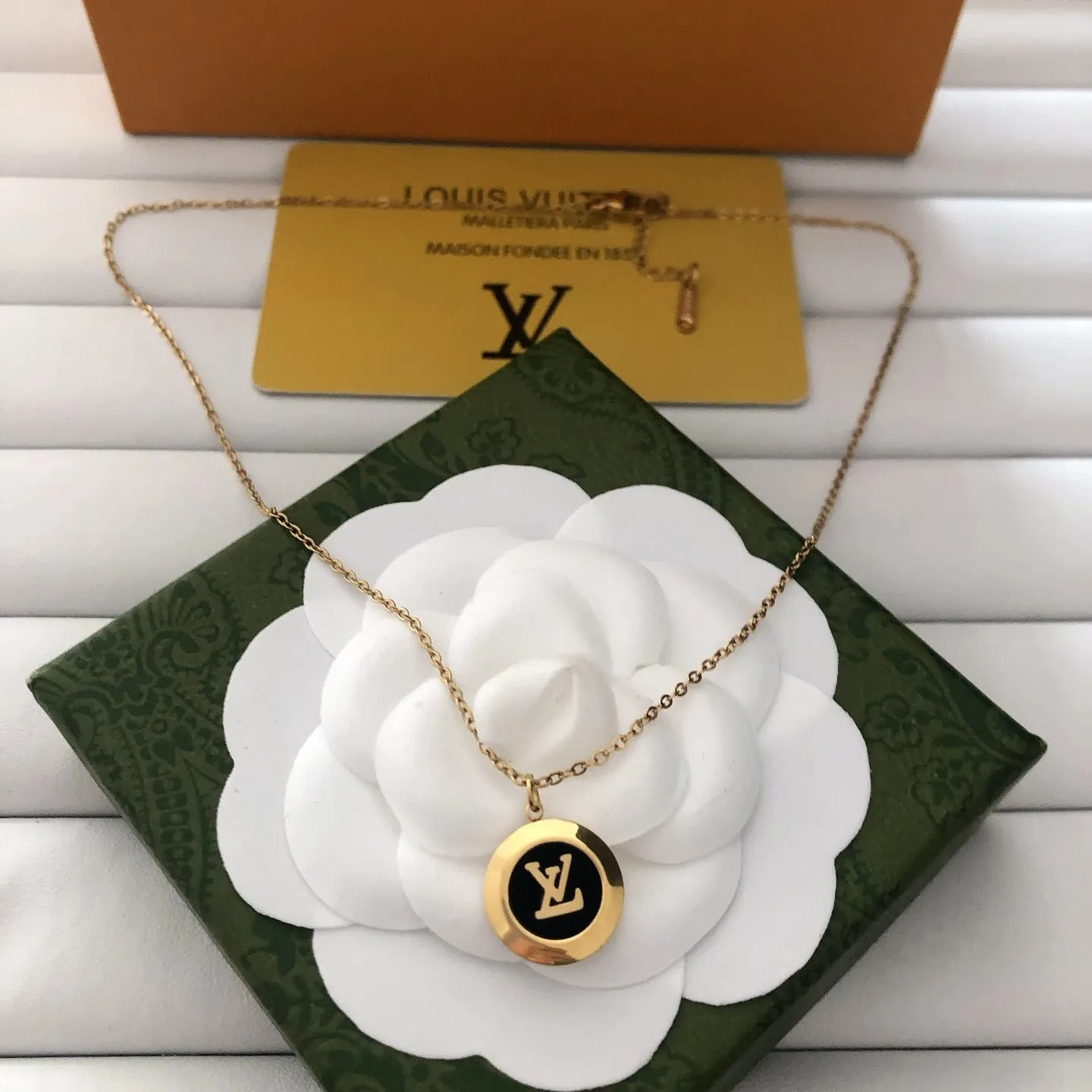 Monogram Medallion Necklaces