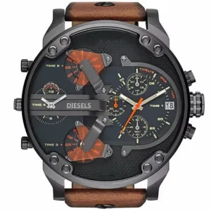 Montre luxe Military Clock Leather  Watch Men's Sport Quartz Diesels Watch