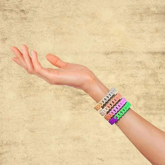 Mosquito Bracelets, 5 Pack DEET-Free Insect & Bug Repellent Bands for Adults and Kids, Individually Wrapped Wristbands