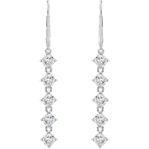 My Girl Drop Diamond Earrings