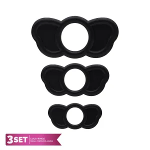 Neojoy Butterfly Elephant 3 Size Cock Ring to Enjoy a Longer Play Time