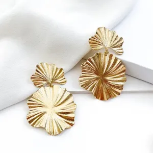 Nicholls Dali Drop Earrings-Gold