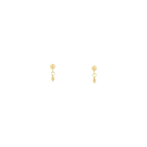 Noa Beaded Earrings - Gold