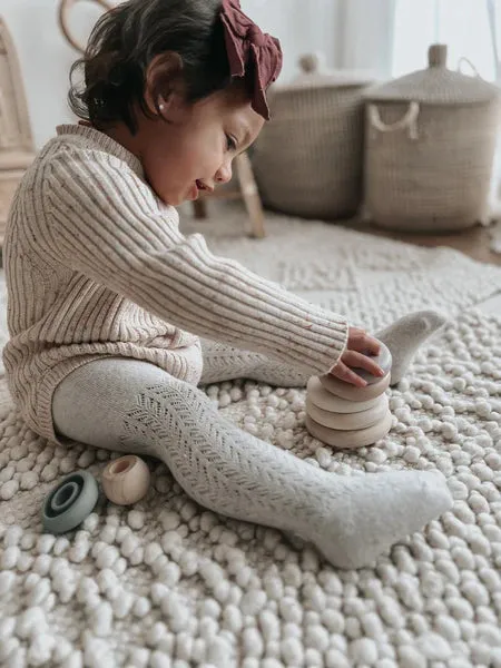 noüka Wood and Silicone Stacker (Sand Tower)