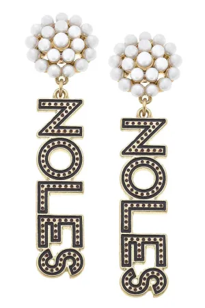 Noles Pearl Drop Earring