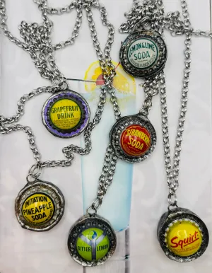 Oldie Bottle Cap Necklaces