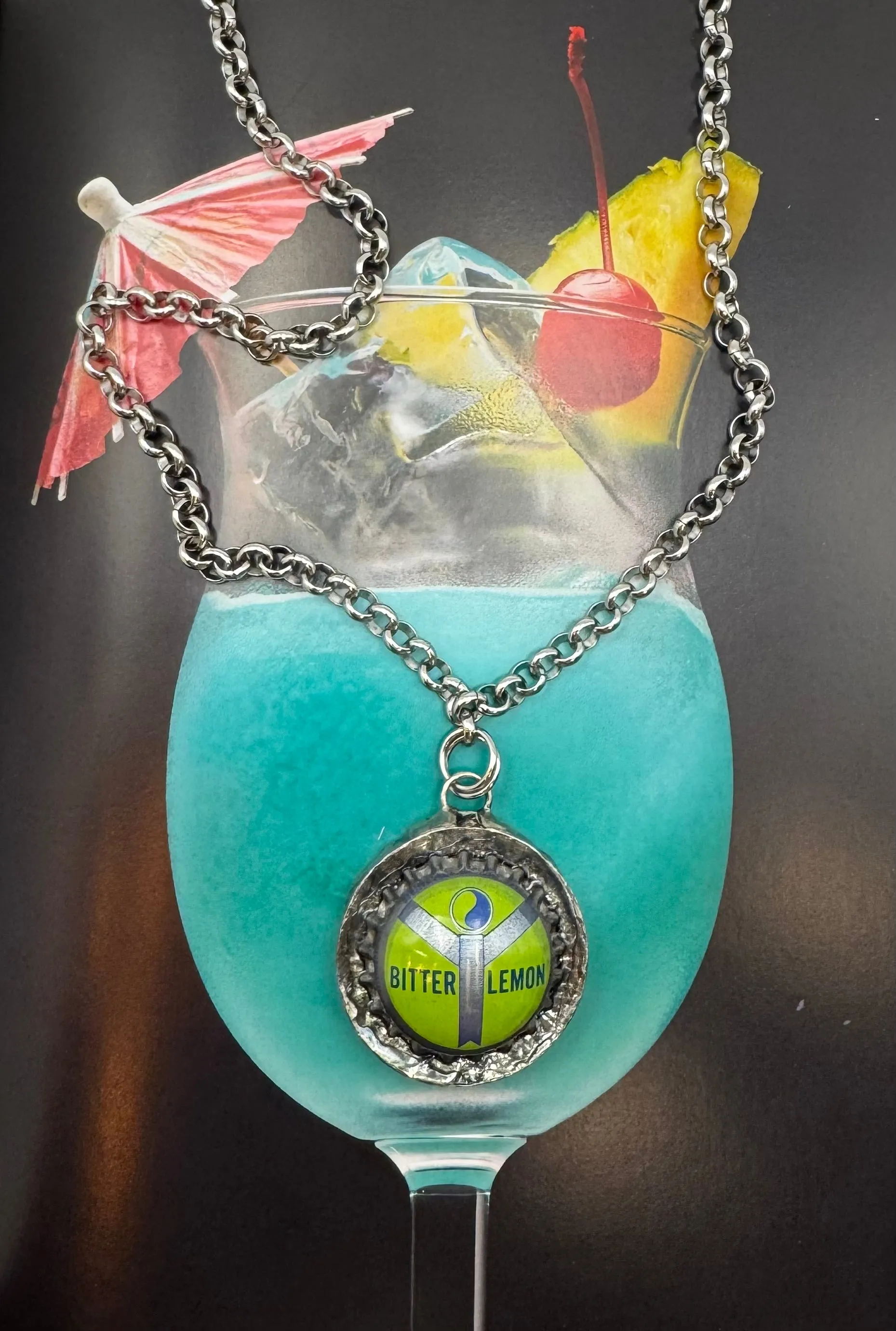 Oldie Bottle Cap Necklaces