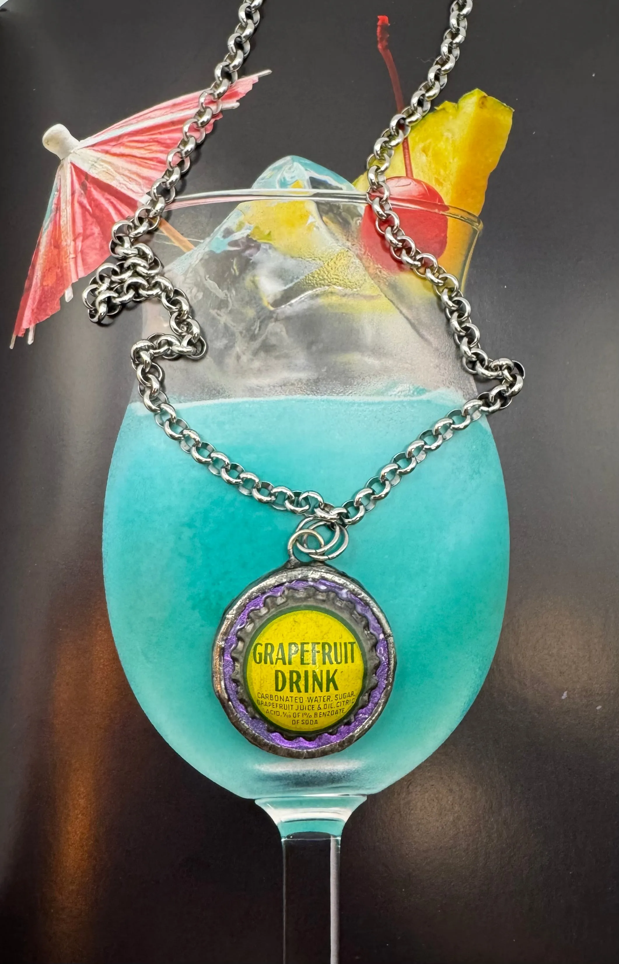 Oldie Bottle Cap Necklaces