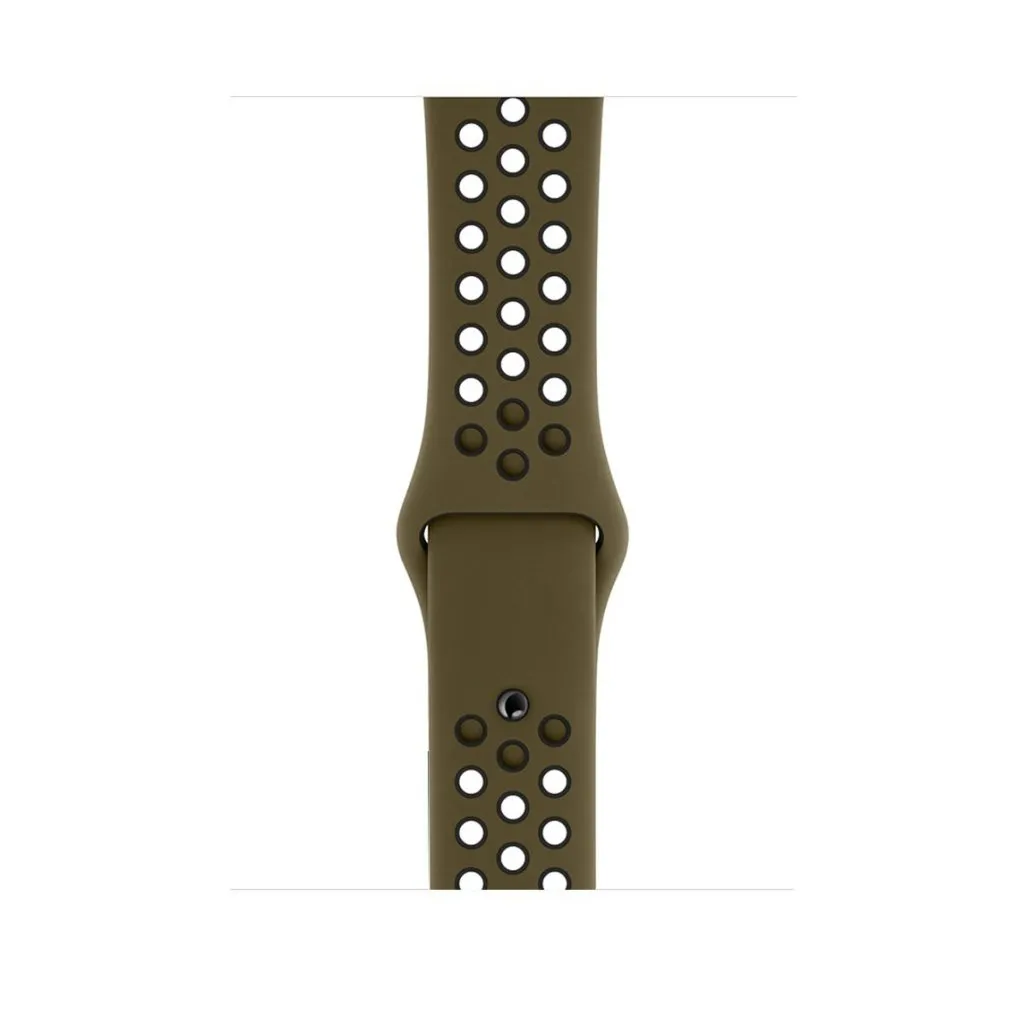 Olive Green Black Sport Band Active for Apple Watch