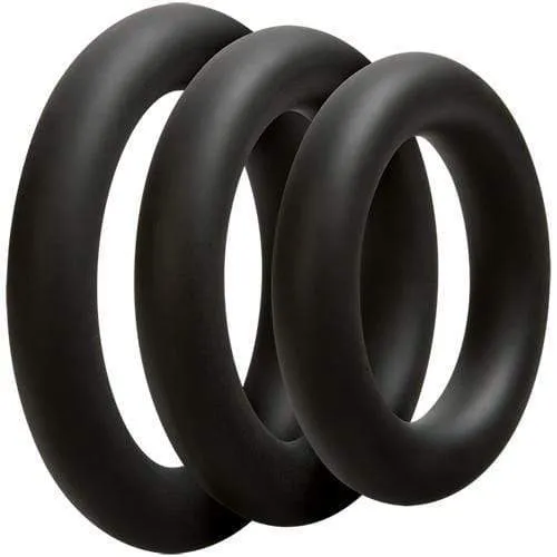 Optimale Set of 3 Thick Silicone Cock Rings