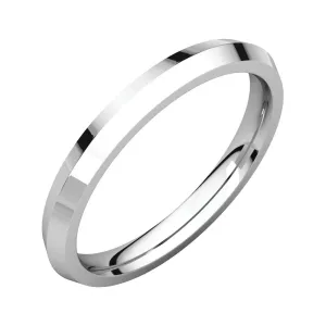 Palladium 2.5mm Knife Edge Comfort Fit Band, Size 5