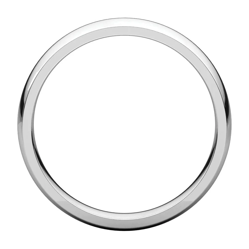 Palladium 4mm Light Comfort Fit Band, Size 9