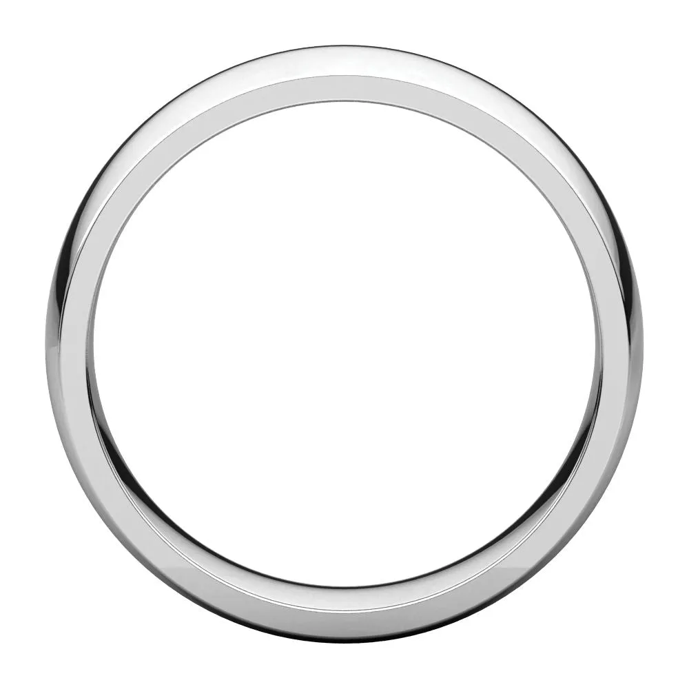 Palladium 6mm Light Comfort Fit Band, Size 8.5