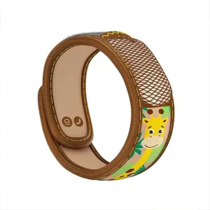 PARA'KITO Bug & Mosquito Bracelets for Kids | Mosquito Spray Alternative | Waterproof, Outdoor Insect Wristband w/Natural Essential Oils | Hiking, Trekking & Camping Accessories (Giraffe)