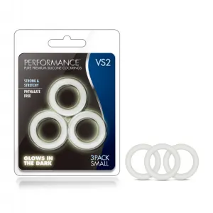 Performance - Vs2 Pure Premium Silicone  Rings- Small - White