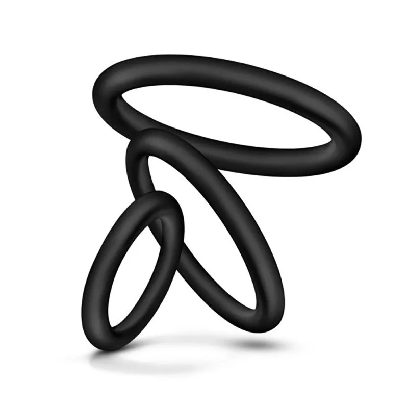Performance - Vs4 Pure Premium Silicone Ring Set - Black