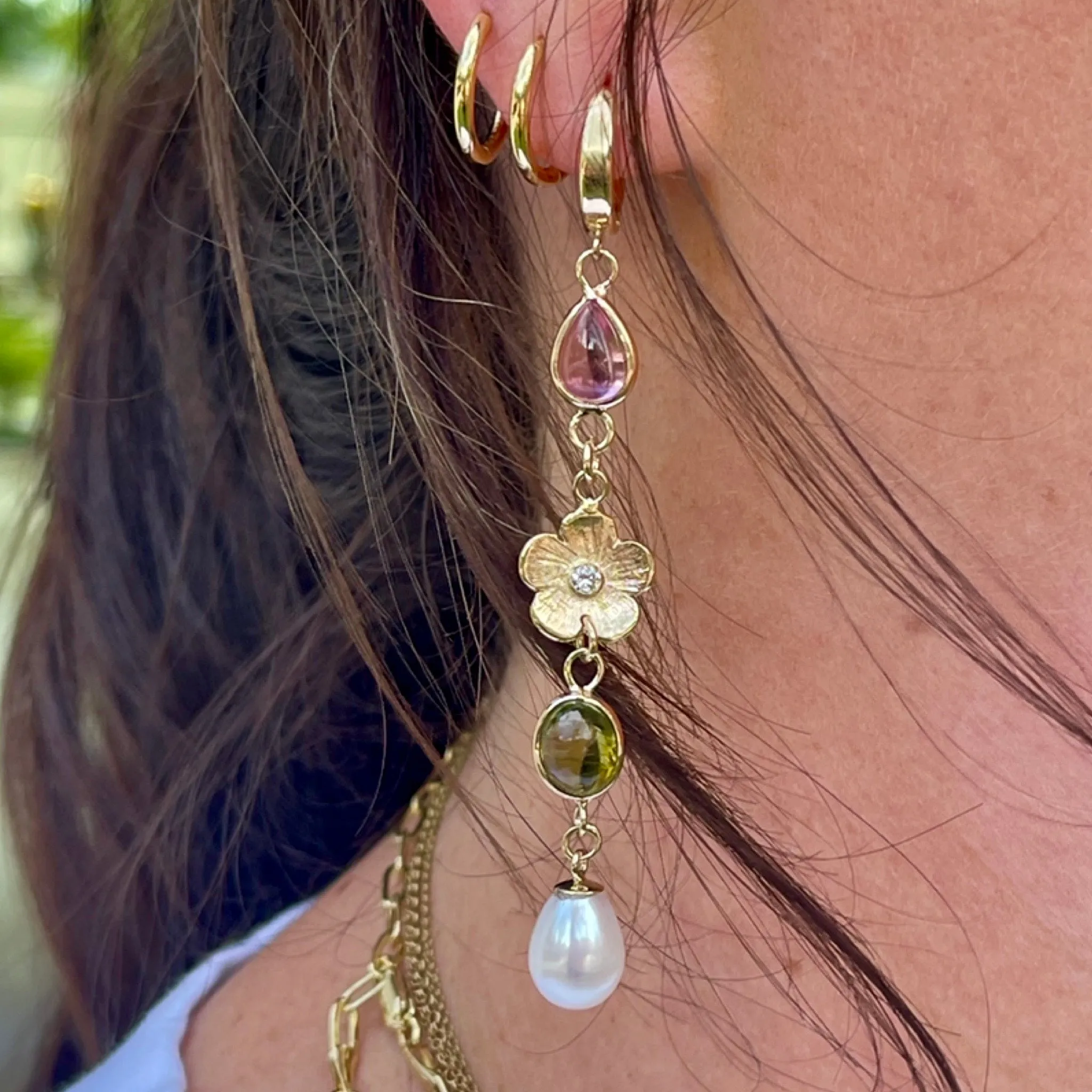 Petunia Tourmaline and Pearl Dusters